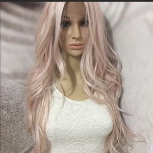 COPY - pink lace front wig